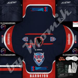 Bardejov dres tmavý